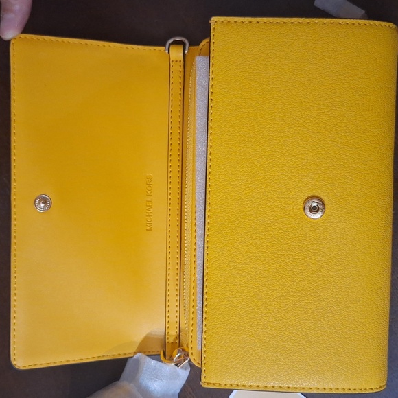 HP Michael Kors Jasmine yellow crossbody bag - Picture 6 of 10